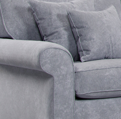 Mary Grey Double Corner Sofa