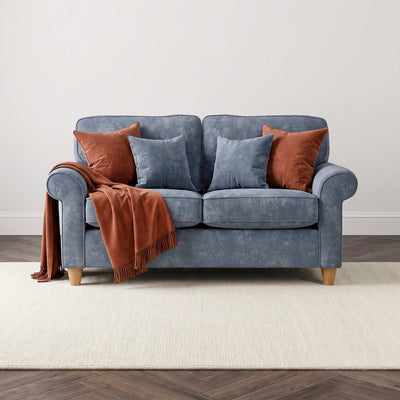 Mary Blue 2 Seater Sofa
