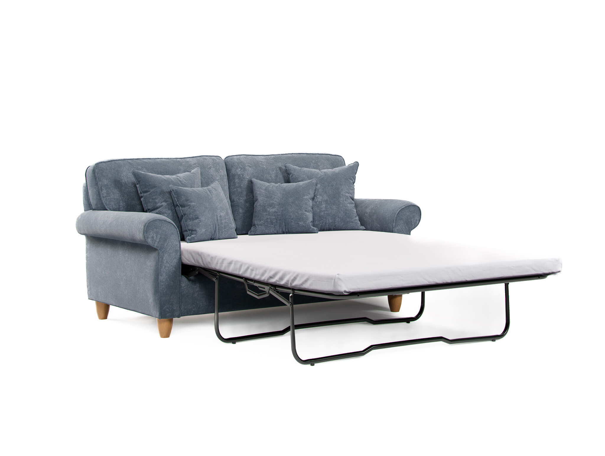 Mary Blue 2 Seater Sofa Bed