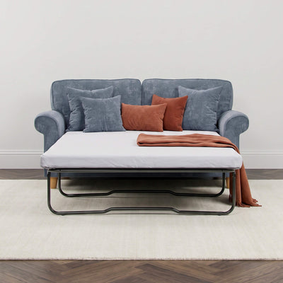 Mary Blue 2 Seater Sofa Bed
