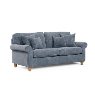 Mary Blue 3 Seater Sofa