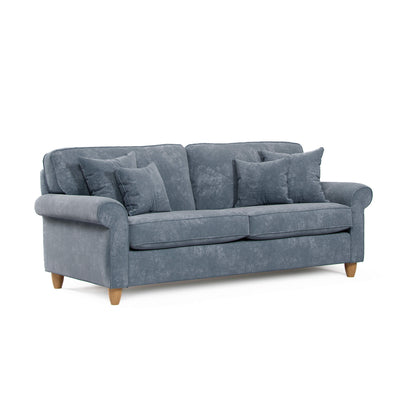 Mary Blue 4 Seater Sofa