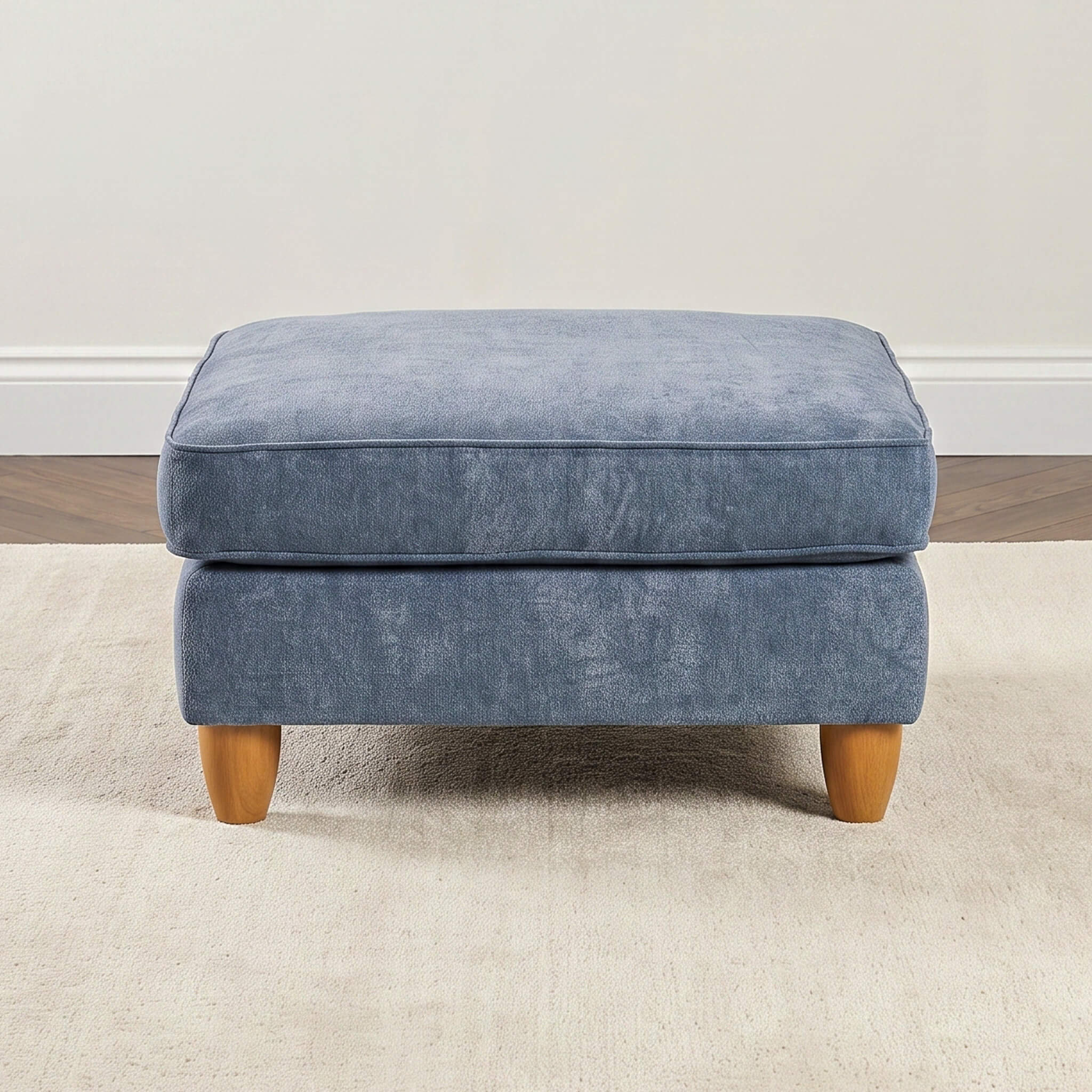 Mary Blue Footstool
