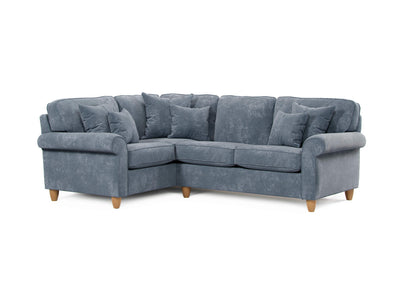 Mary Blue Left Corner Sofa