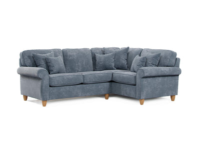 Mary Blue Right Corner Sofa