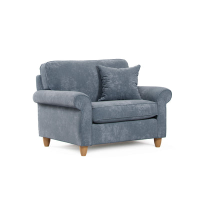 Mary Blue Snuggle Chair