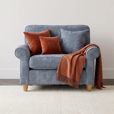 Mary Blue Snuggle Chair