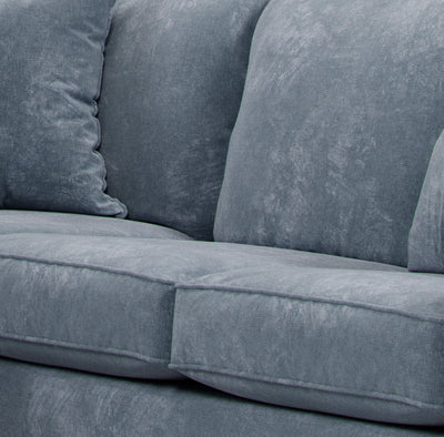 Mary Blue Double Corner Sofa