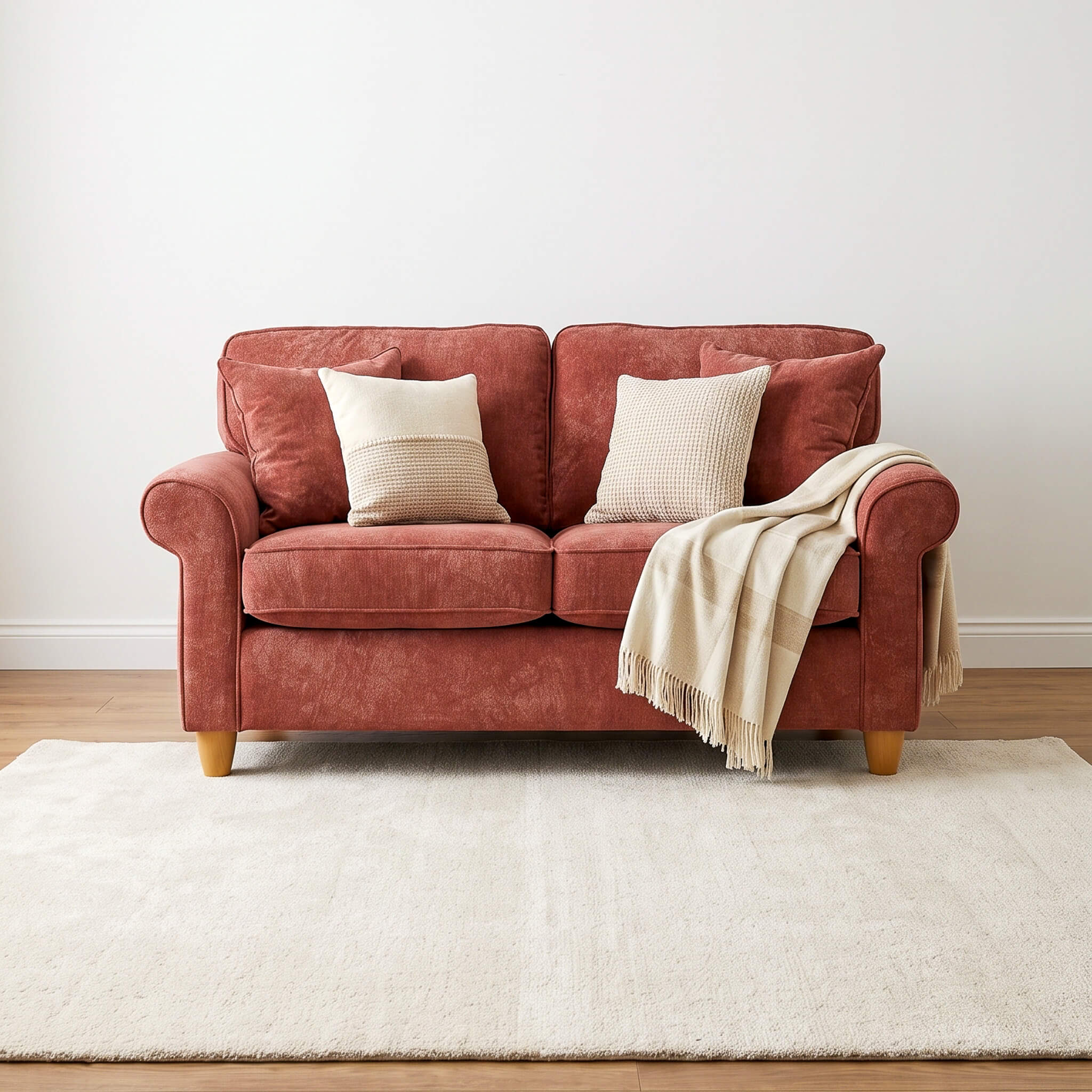 Mary Red 2 Seater Sofa