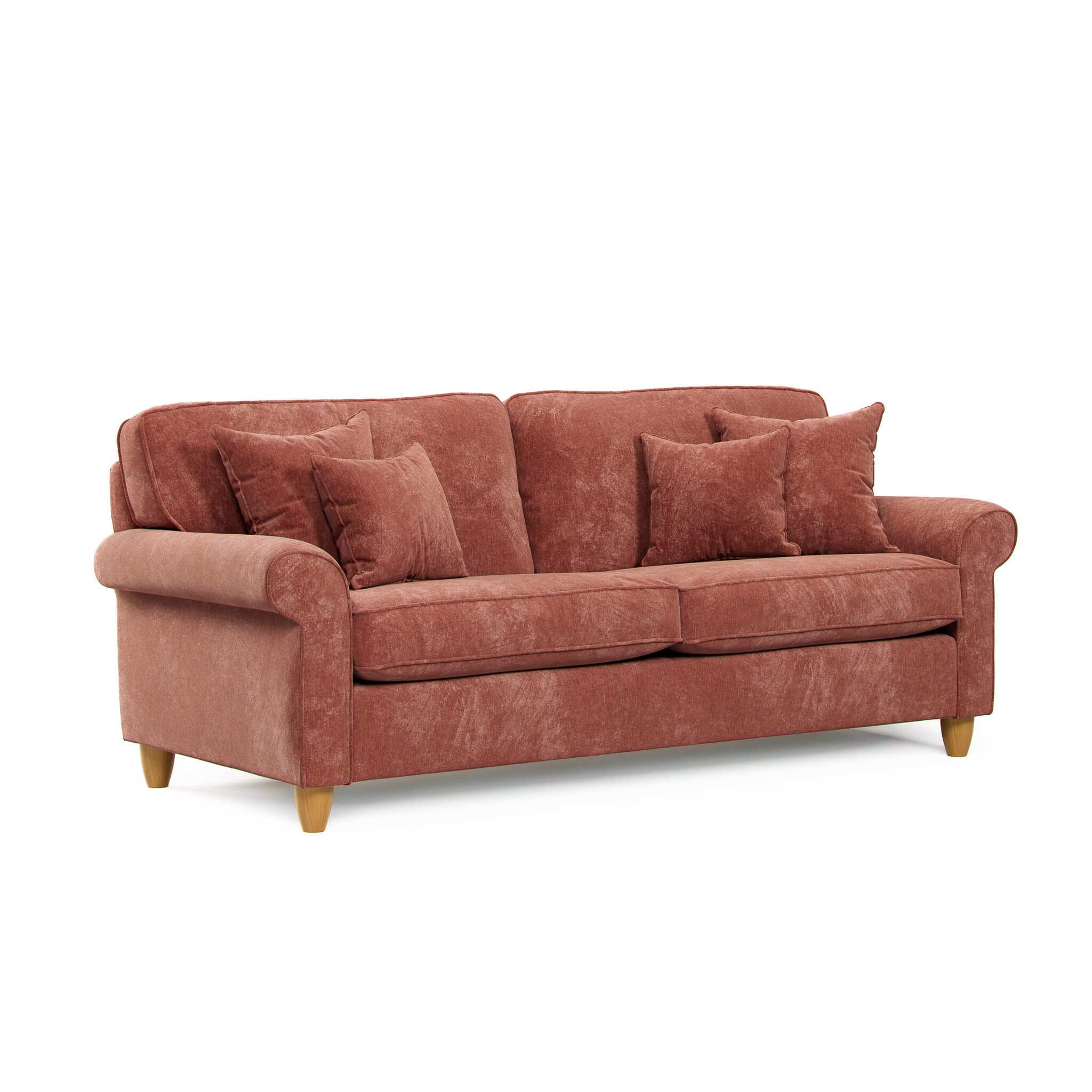 Mary Red 4 Seater Sofa