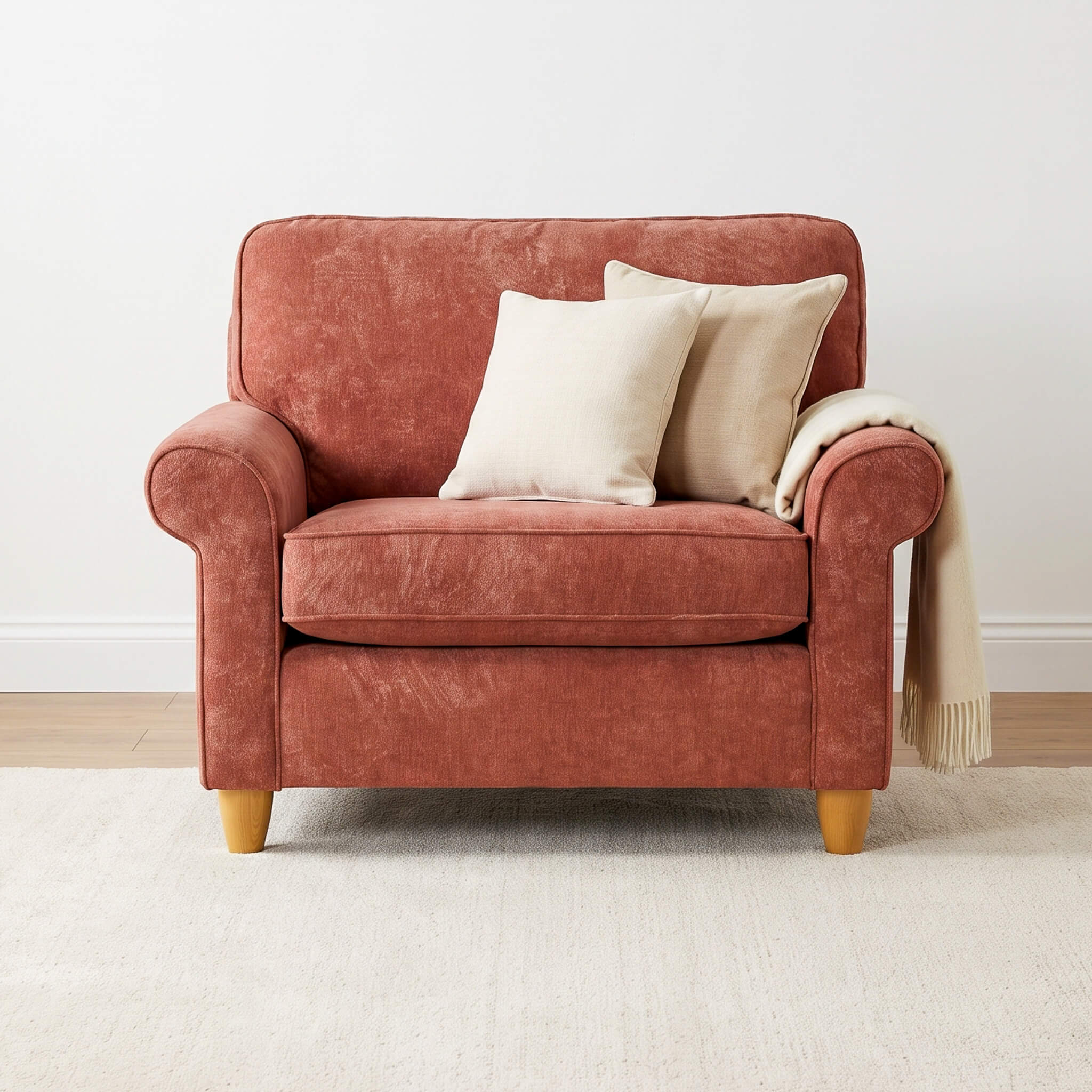 Mary Red Snuggle Chair