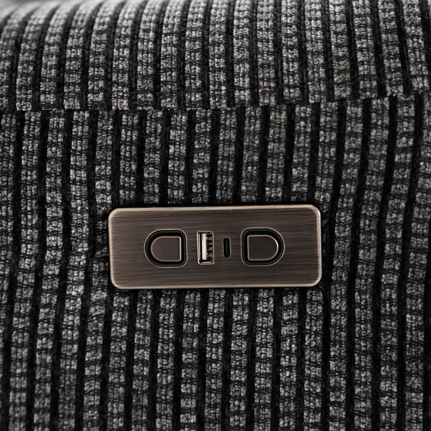 Maverick Black Power Corner Recliner Sofa