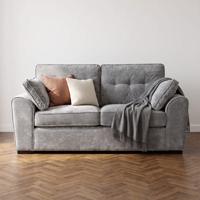 Maxwell Grey 3 Seater Sofa