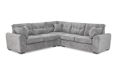 Maxwell Grey Double Corner Sofa