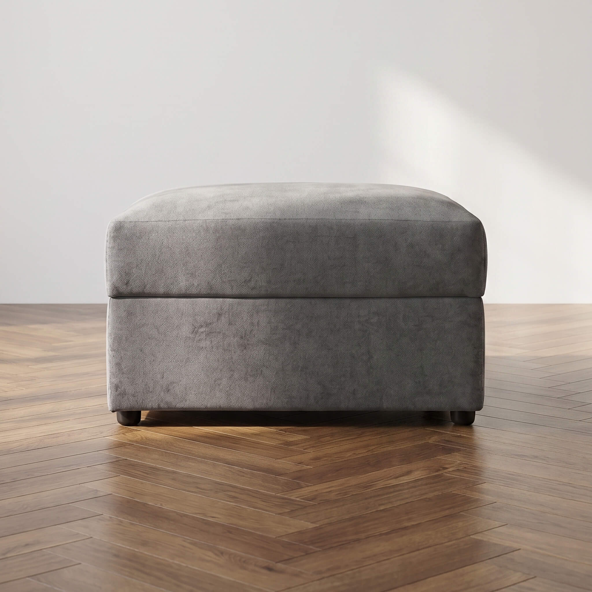 Maxwell Grey Footstool