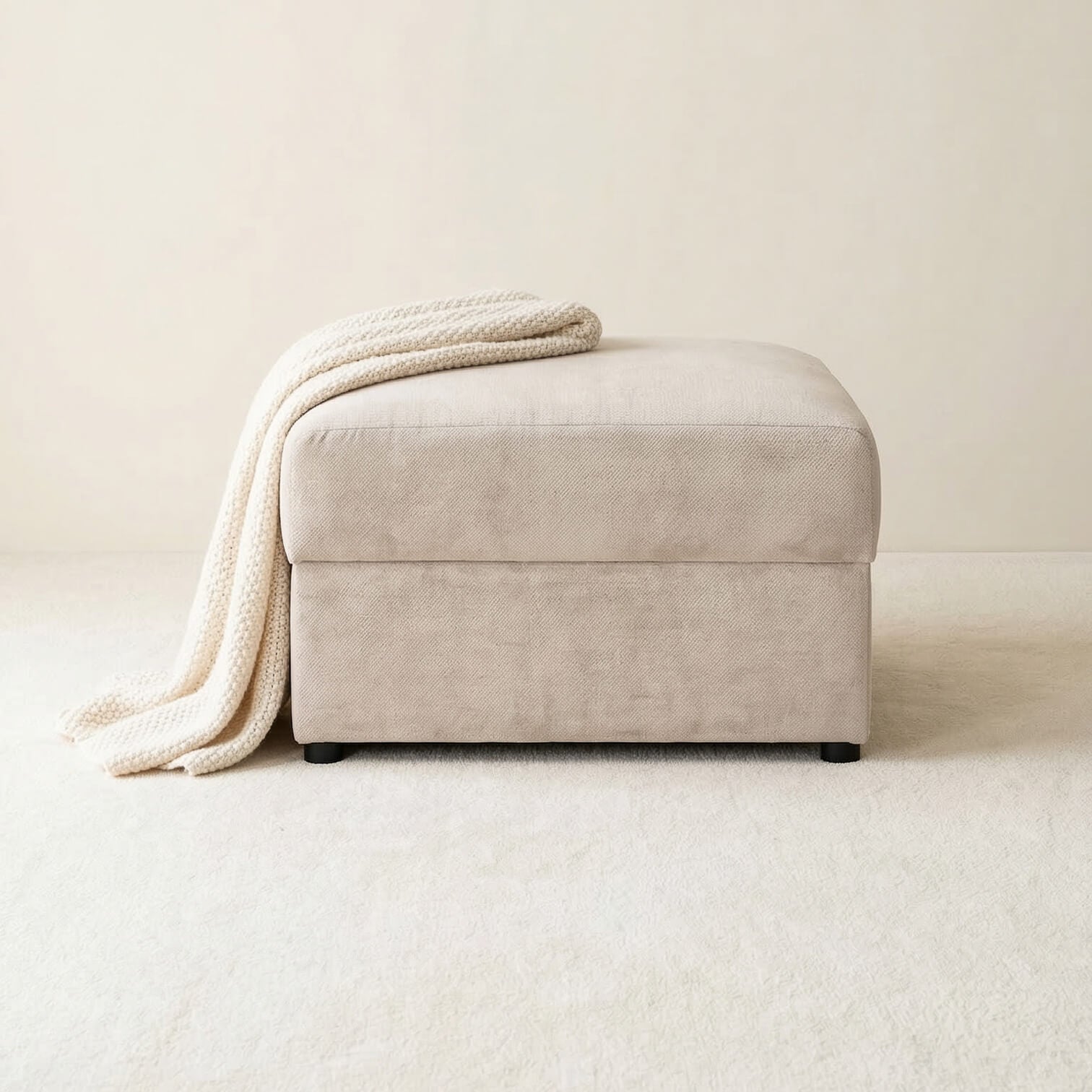 Mira Brown Footstool