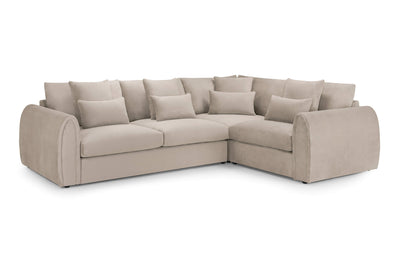 Mira Brown Right Corner Sofa