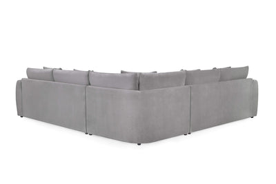 Mira Grey Double Corner Sofa