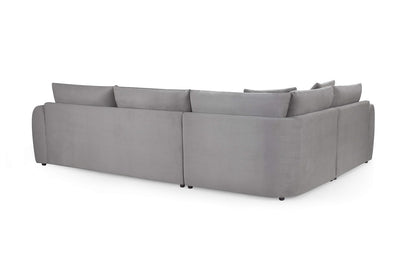 Mira Grey Left Corner Sofa