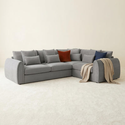Mira Grey Right Corner Sofa