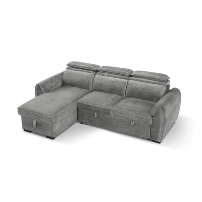 Montrose Grey Universal Corner Sofa Bed