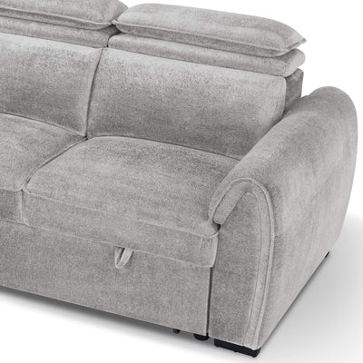 Montrose Grey Universal Corner Sofa Bed