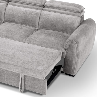 Montrose Grey Universal Corner Sofa Bed