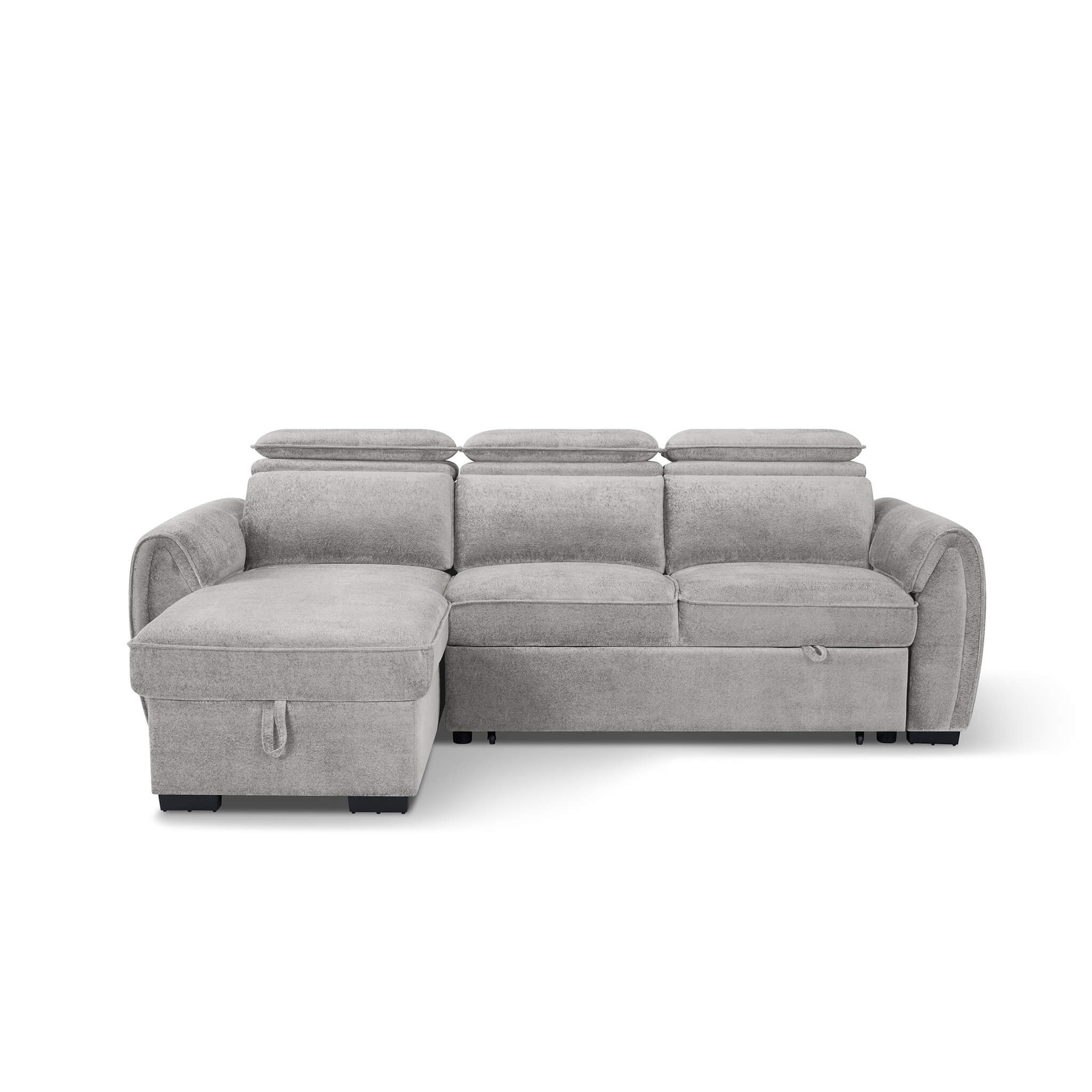 Montrose Grey Universal Corner Sofa Bed