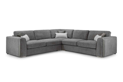 Narela Grey Double Corner Sofa