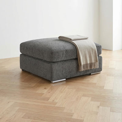 Narela Grey Footstool
