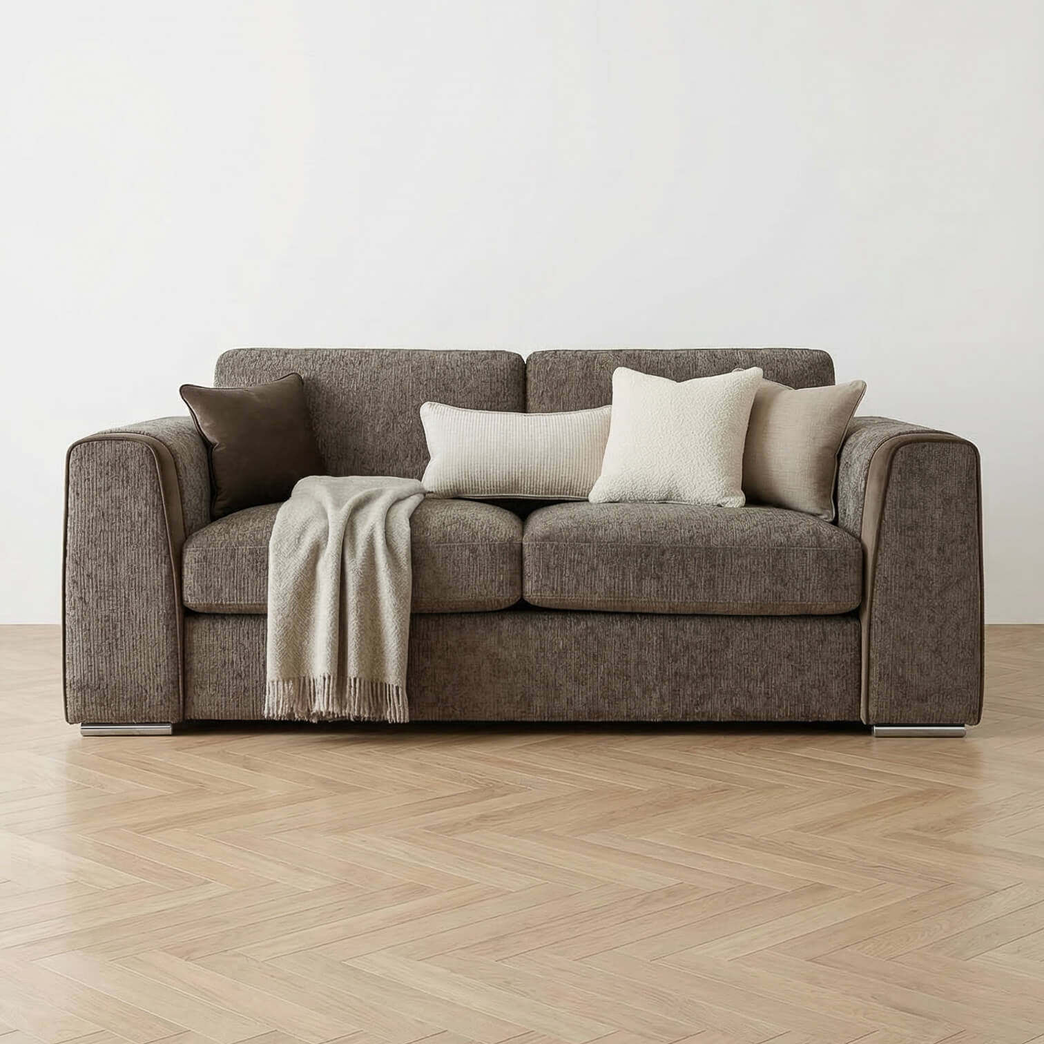 Narela Mocha 3 Seater Sofa