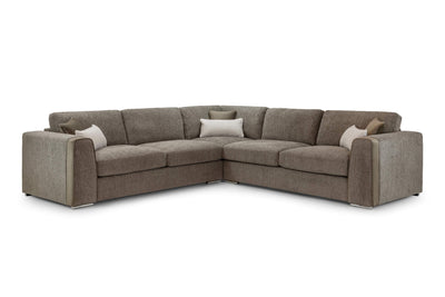 Narela Mocha Double Corner Sofa