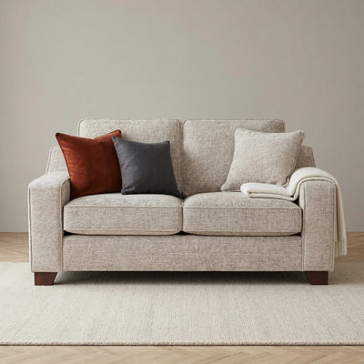 Nebra Beige 2 Seater Sofa
