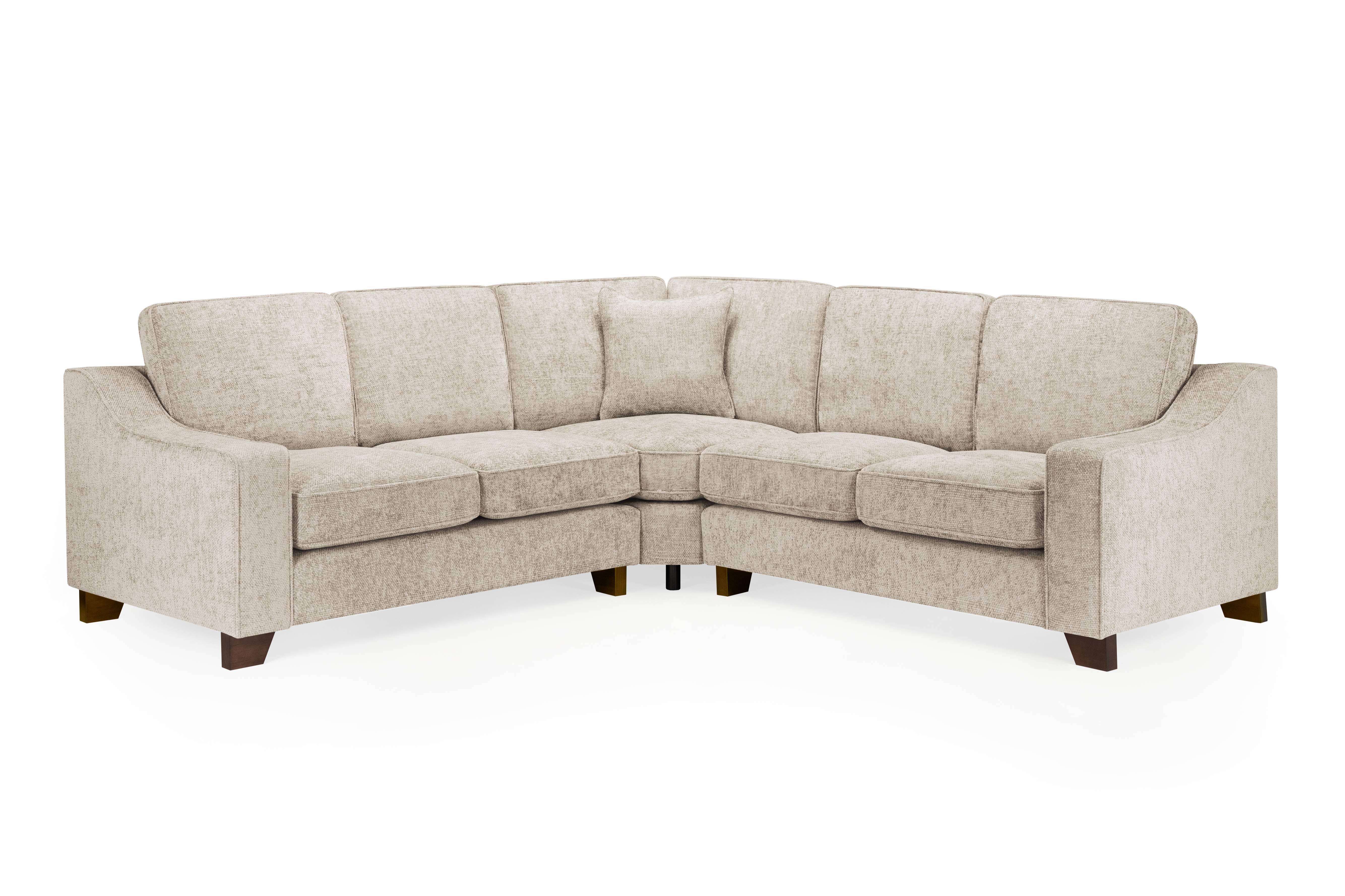 Nebra Beige Double Corner Sofa