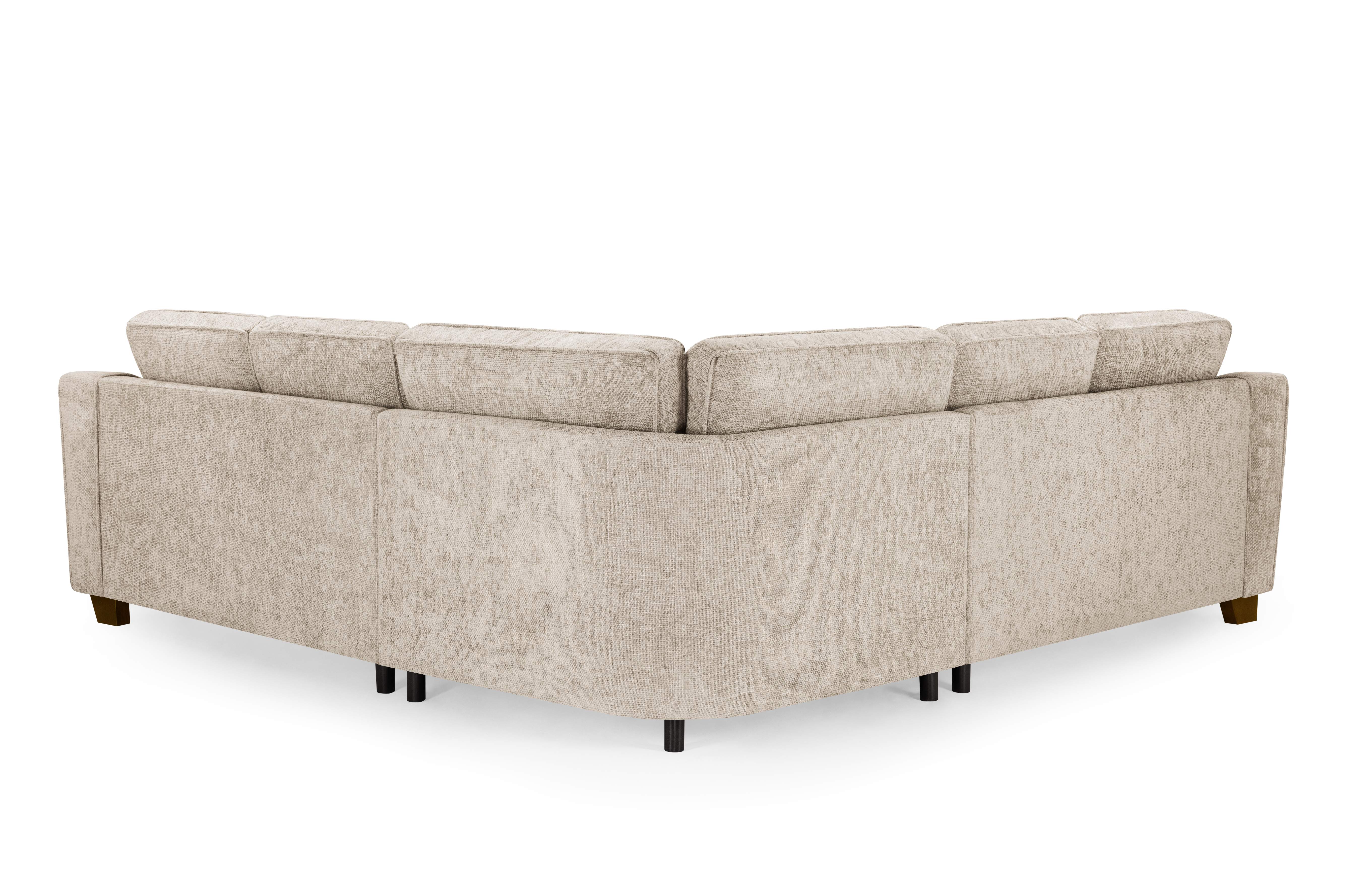 Nebra Beige Double Corner Sofa