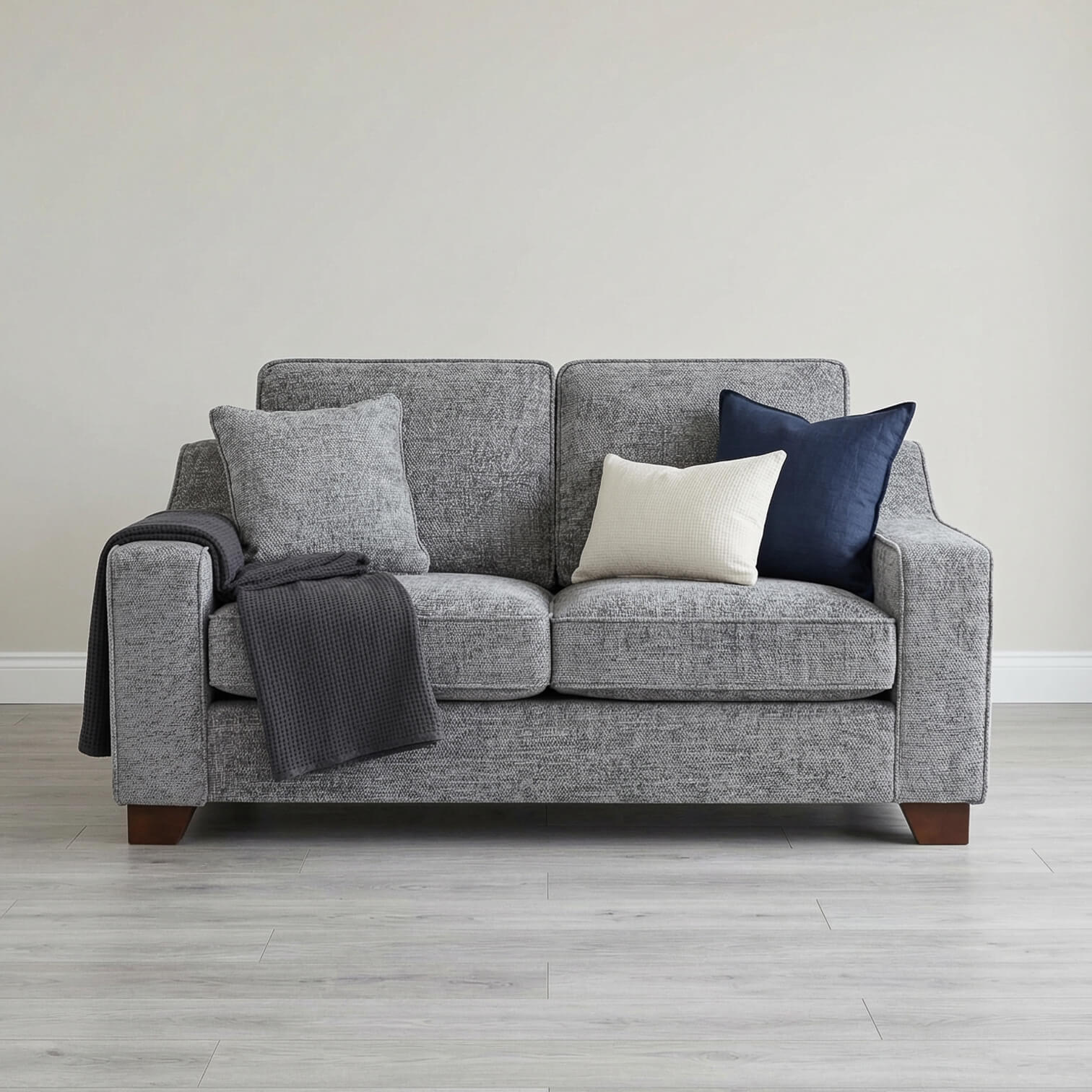 Nebra Grey 2 Seater Sofa