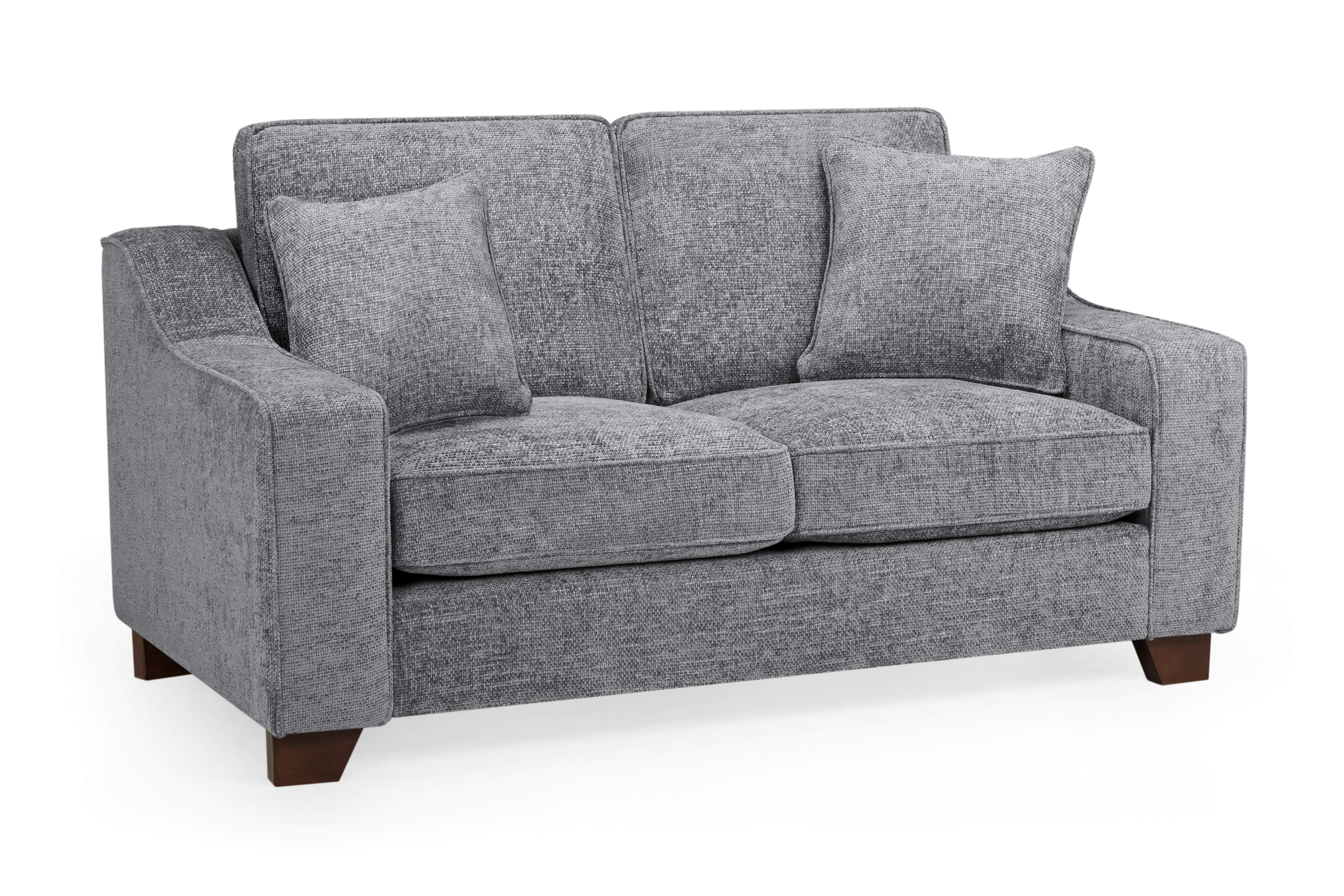 Nebra Grey 2 Seater Sofa