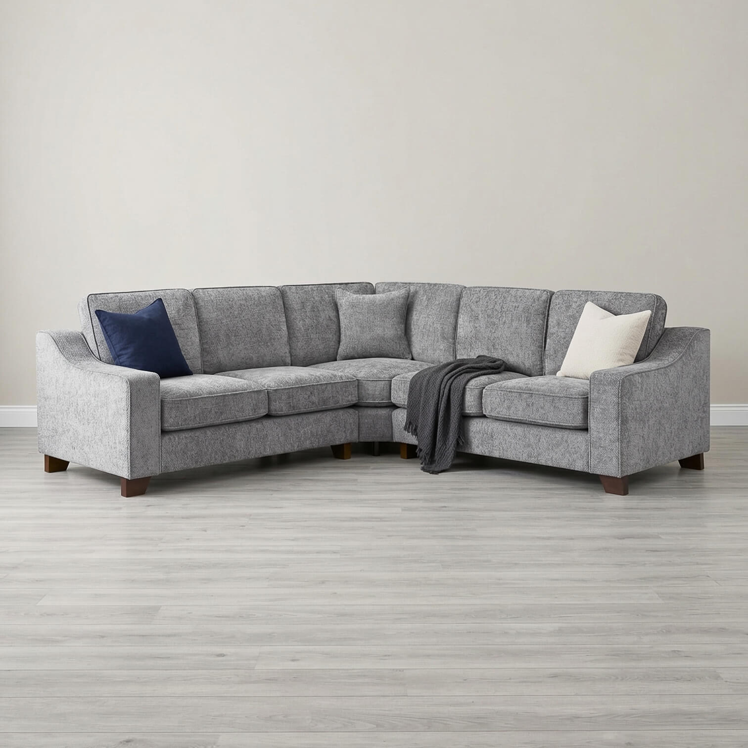 Nebra Grey Double Corner Sofa