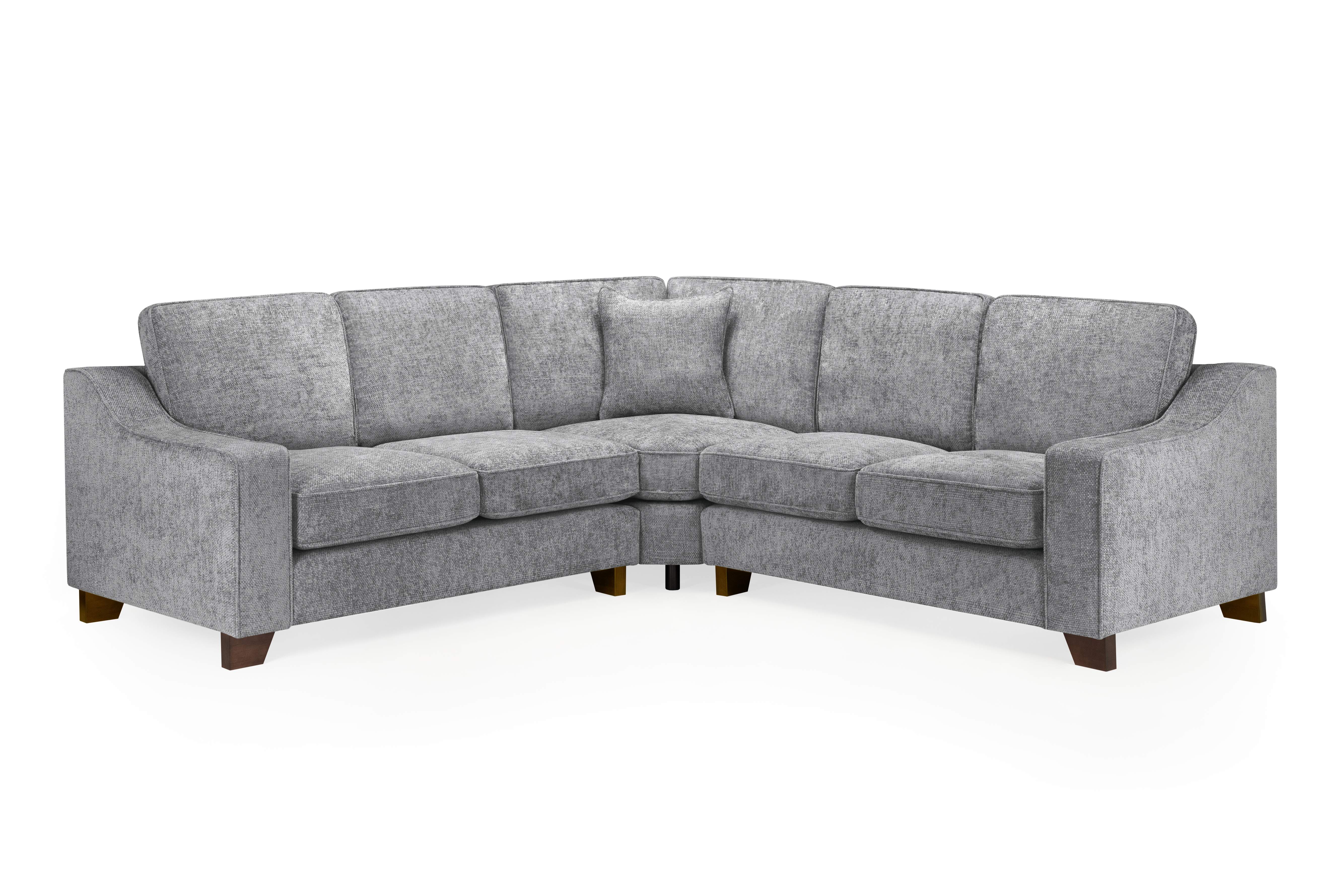 Nebra Grey Double Corner Sofa