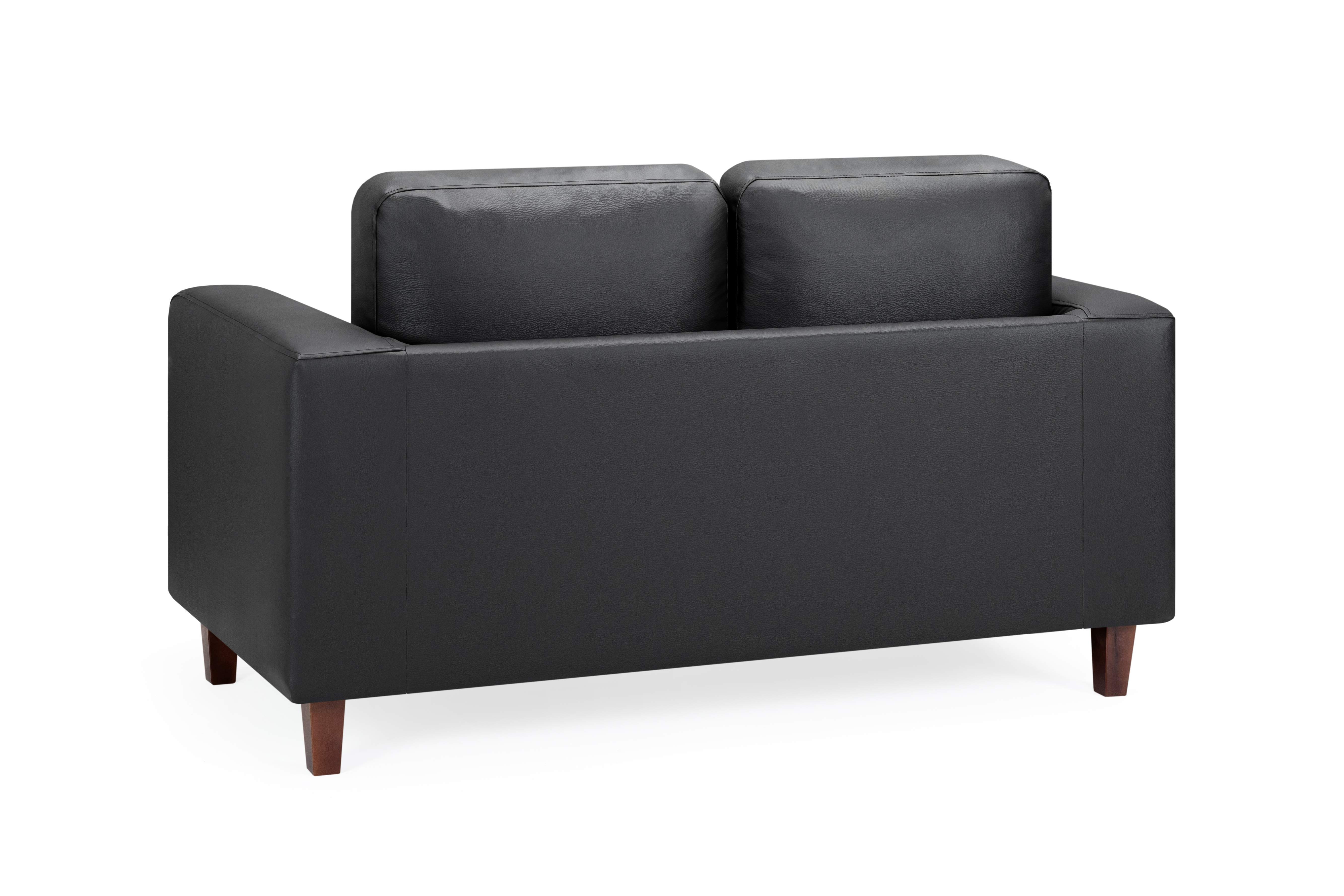 Niro Black 2 Seater Sofa