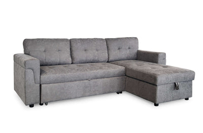 Orina Grey Corner Sofa Bed