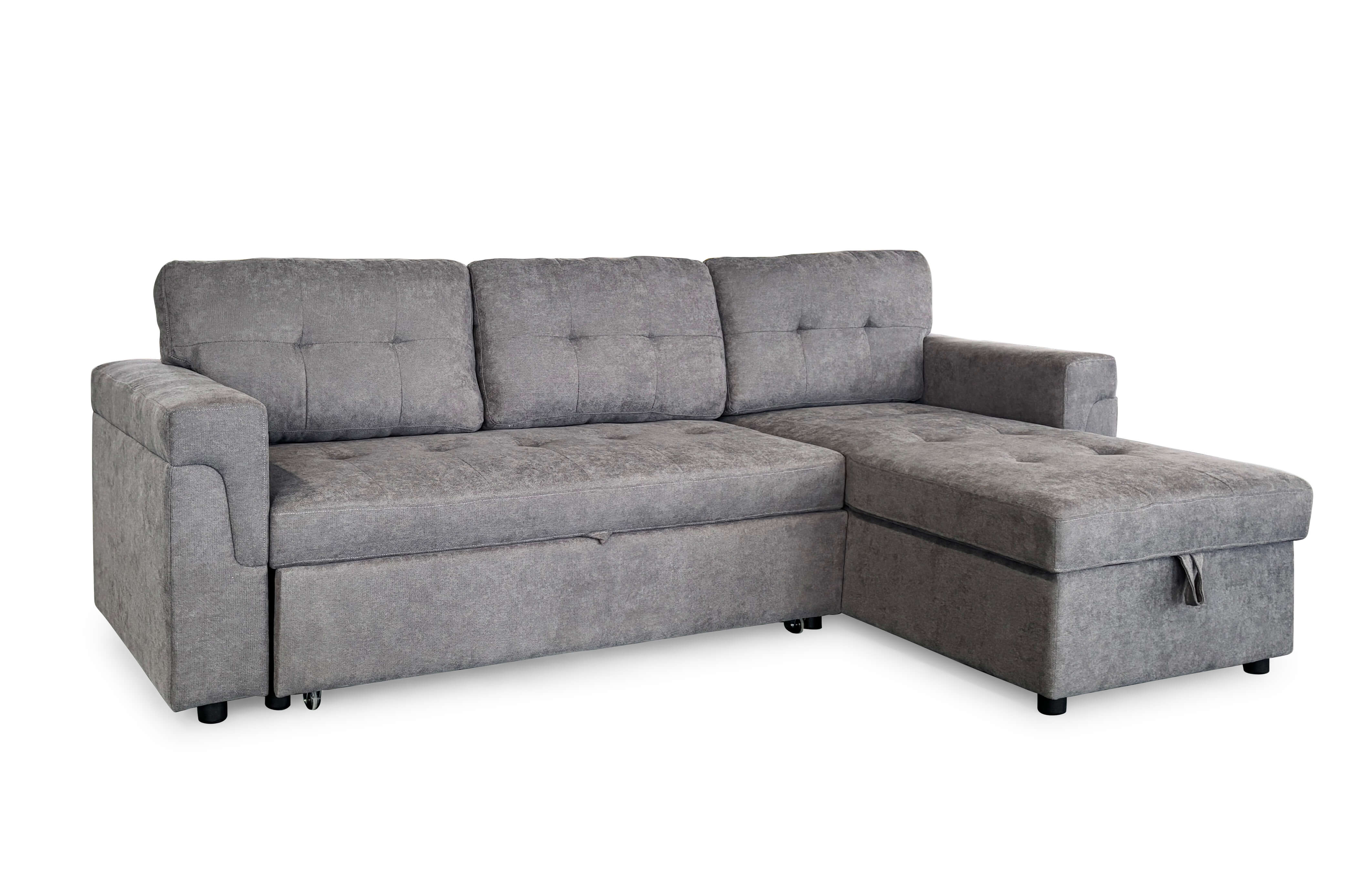 Orina Grey Corner Sofa Bed