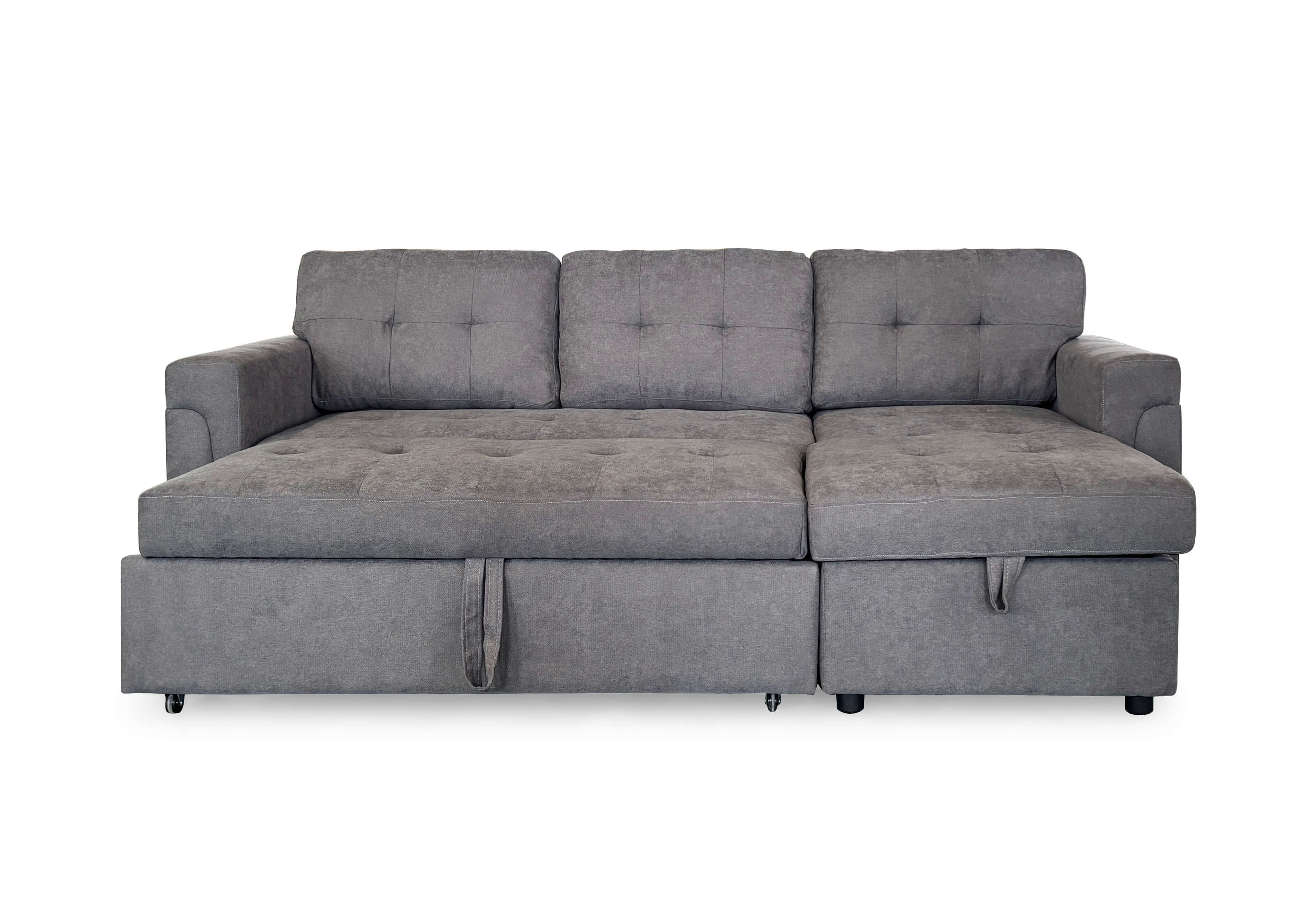 Orina Grey Corner Sofa Bed