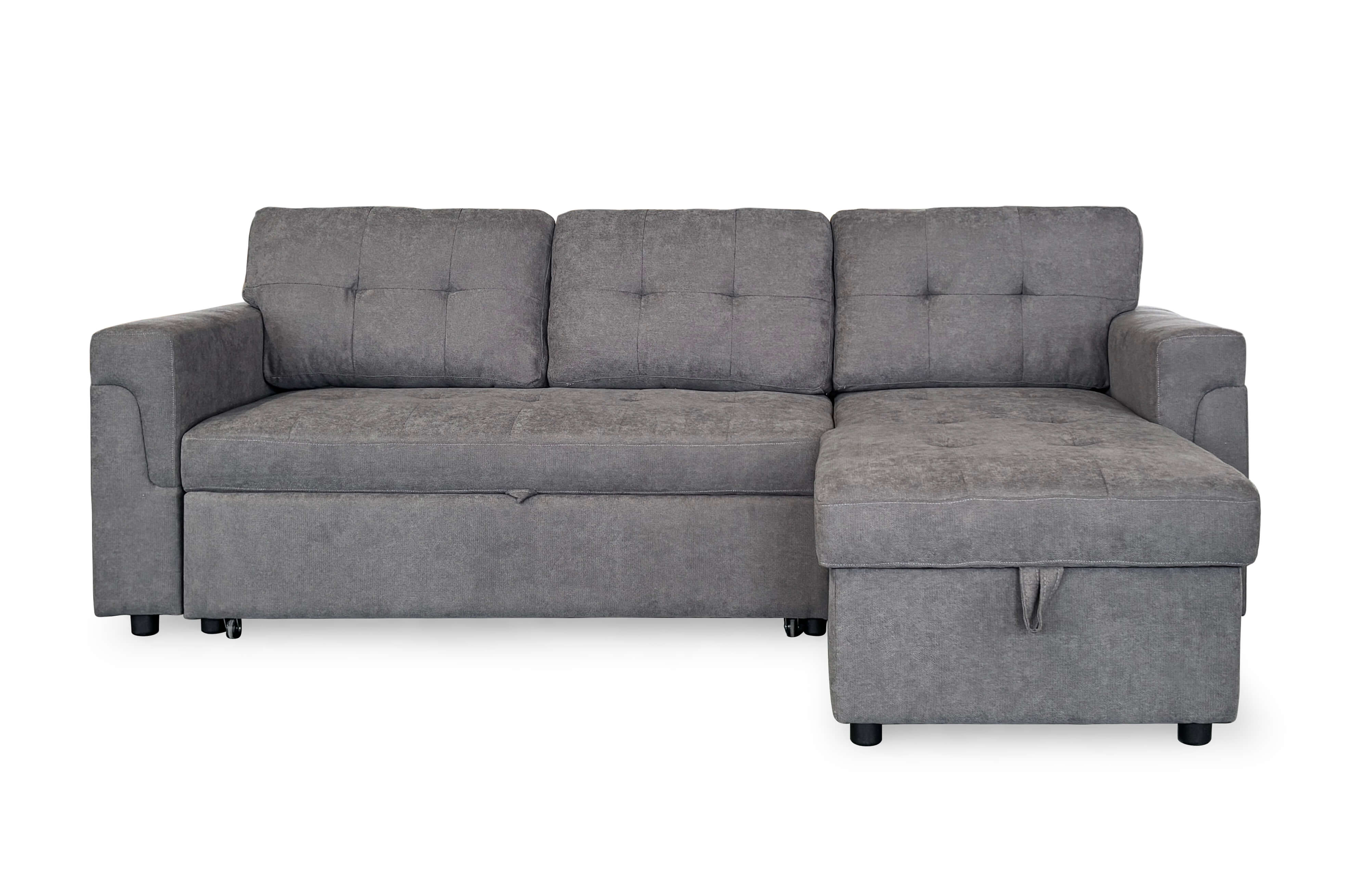 Orina Grey Corner Sofa Bed
