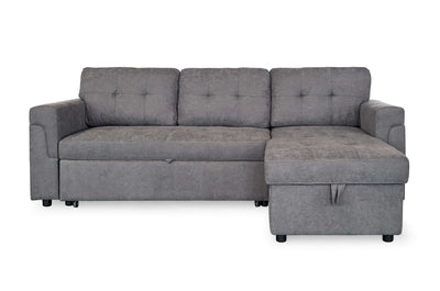 Orina Grey Corner Sofa Bed