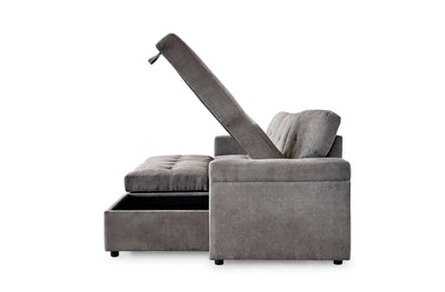 Orina Grey Corner Sofa Bed