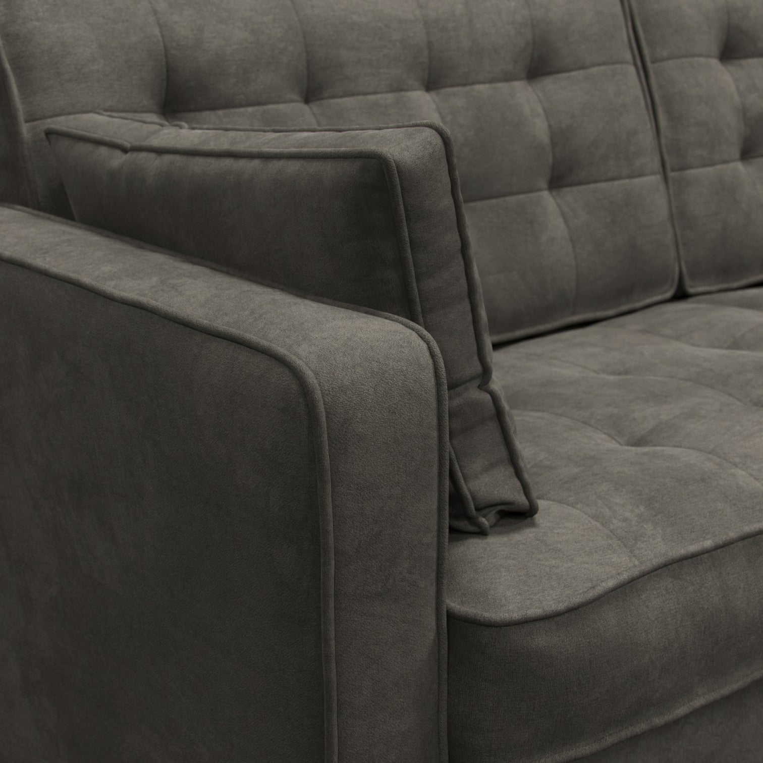 Pico Grey Reversible Corner Sofa