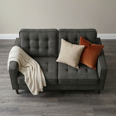 Pico Grey 2 Seater Sofa
