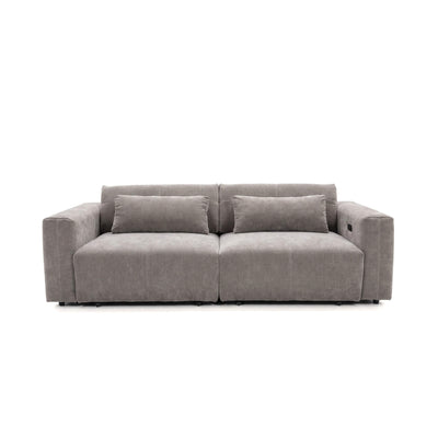 Prescott Beige 3 Seater Power Slider Sofa