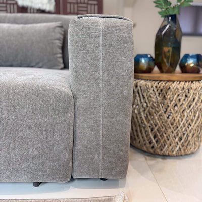 Prescott Beige 3 Seater Power Slider Sofa
